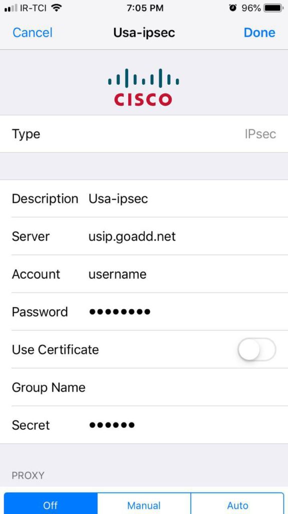IPSEC IOS